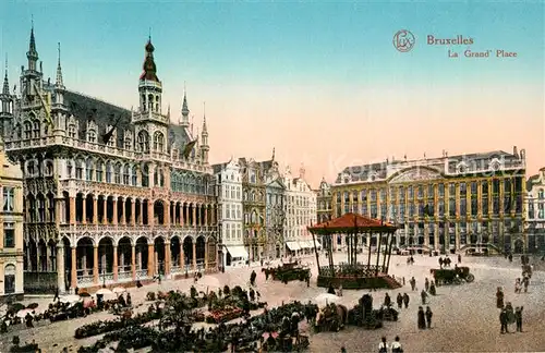 AK / Ansichtskarte Bruxelles_Bruessel La Grand  Place Bruxelles_Bruessel