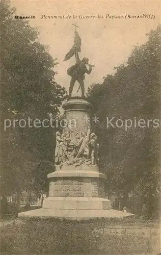 AK / Ansichtskarte Hasselt_Limburg Monument de la Guerre des Paysans Kriegerdenkmal Hasselt Limburg