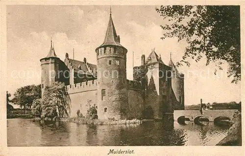 AK / Ansichtskarte Muiden Muiderslot Wasserschloss Muiden