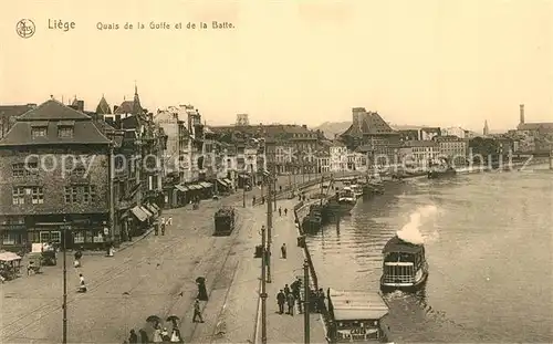 AK / Ansichtskarte Liege_Luettich Quais de la Goffe et de la Batte Liege Luettich