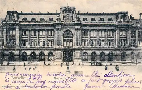 AK / Ansichtskarte Bruxelles_Bruessel La Nouvelle Poste Bruxelles_Bruessel