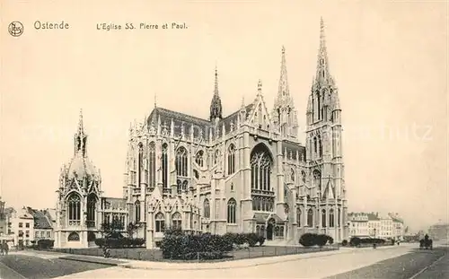 AK / Ansichtskarte Ostende_Oostende Eglise SS Pierre et Paul 