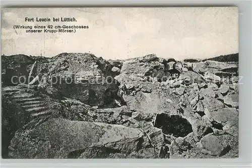 AK / Ansichtskarte Luettich Fort Loucin Westlicher Kriegsschauplatz Nr. 23 Luettich