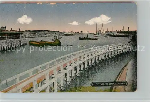 AK / Ansichtskarte Ostende_Oostende Le Port 
