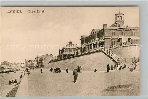 AK / Ansichtskarte Ostende_Oostende Chalet Royal 