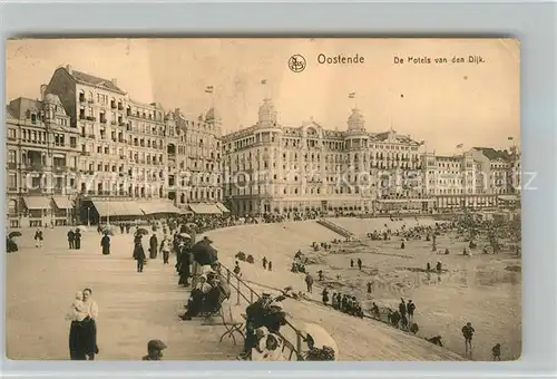 AK / Ansichtskarte Oostende_Ostende De Hotels van den Dijk 