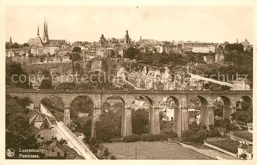 AK / Ansichtskarte Luxembourg_Luxemburg Viadukt Luxembourg Luxemburg