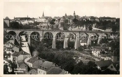 AK / Ansichtskarte Luxembourg_Luxemburg mit Viadukt Luxembourg Luxemburg