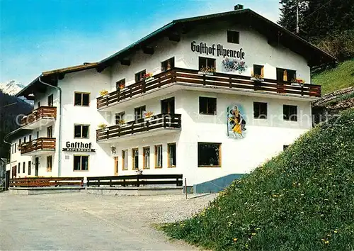 AK / Ansichtskarte Hinterhornbach Gasthof Alpenrose Hinterhornbach