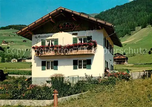 AK / Ansichtskarte Pfunders_Vintl Pension Gassfelder 