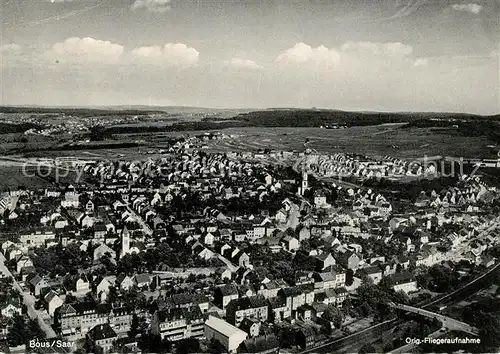 AK / Ansichtskarte Bous Fliegeraufnahme Bous