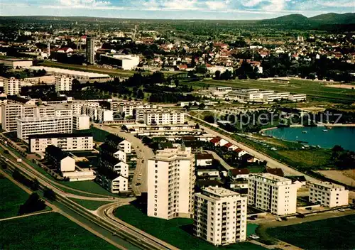 AK / Ansichtskarte Offenburg Fliegeraufnahme mit Uffhofen Offenburg
