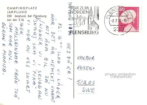 AK / Ansichtskarte Jarplund Campingplatz Jarplund Cafeteria IFA Markt Jarplund