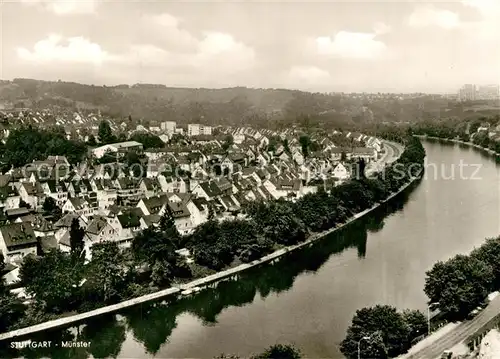 AK / Ansichtskarte Muenster_Stuttgart Fliegeraufnahme Muenster_Stuttgart