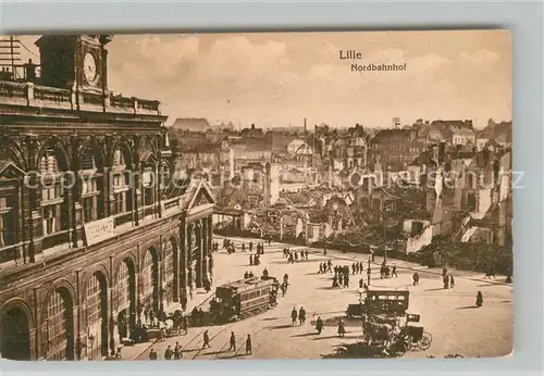 AK / Ansichtskarte Lille_Nord Nordbahnhof Lille_Nord