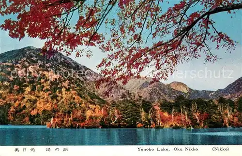 AK / Ansichtskarte Nikko Yunoko Lake Oku Nikko Landschaftspanorama Nikko