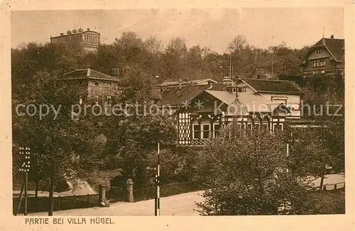 AK / Ansichtskarte Essen_Ruhr Partie bei Villa Huegel Essen_Ruhr