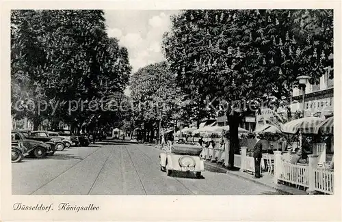 AK / Ansichtskarte Duesseldorf Koenigsallee Duesseldorf
