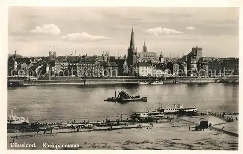 AK / Ansichtskarte Duesseldorf Rheinpanorama Duesseldorf