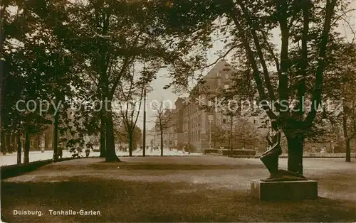 AK / Ansichtskarte Duisburg_Ruhr Tonhalle Garten Duisburg Ruhr