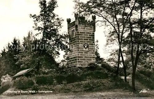 AK / Ansichtskarte Koetzting Ludwigsturm Koetzting