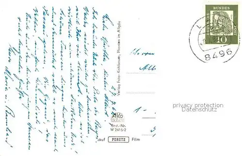 AK / Ansichtskarte Lam_Oberpfalz mit Hohenbogen Lam_Oberpfalz