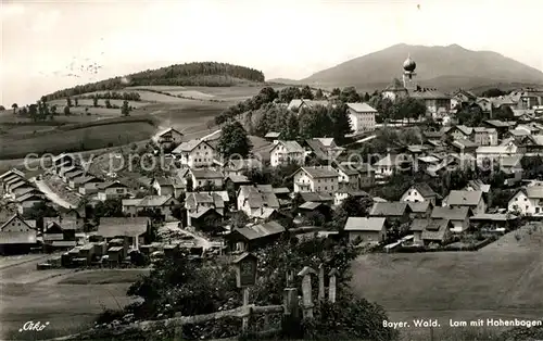 AK / Ansichtskarte Lam_Oberpfalz mit Hohenbogen Lam_Oberpfalz