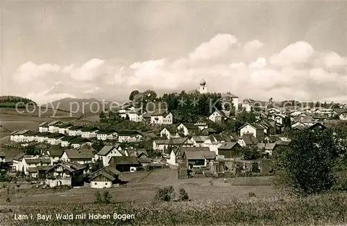 AK / Ansichtskarte Lam_Oberpfalz mit Hohen Bogen Lam_Oberpfalz