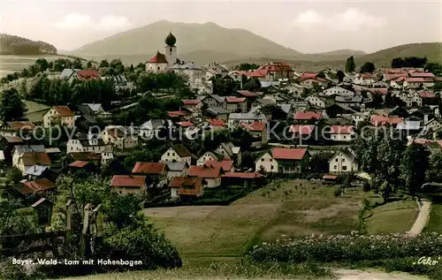 AK / Ansichtskarte Lam_Oberpfalz mit Hohenbogen Lam_Oberpfalz