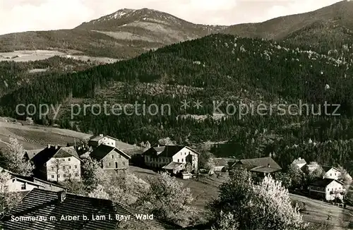 AK / Ansichtskarte Sommerau_Bayern mit Arber Sommerau Bayern