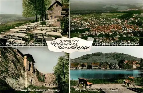 AK / Ansichtskarte Schnaittach Berggasthaus Rothenberg Panorama Festung Rothenberg Eingang Schnaittach