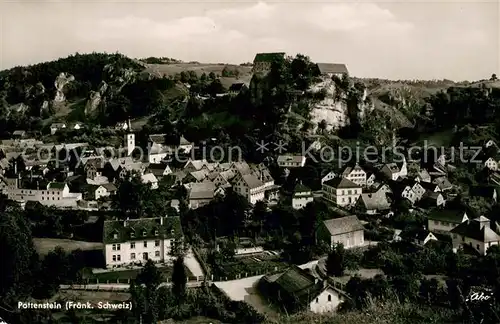 AK / Ansichtskarte Pottenstein_Oberfranken Panorama Pottenstein_Oberfranken