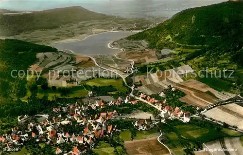 AK / Ansichtskarte Foerrenbach Fliegeraufnahme mit Stausee Foerrenbach