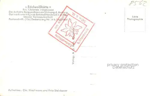 AK / Ansichtskarte Deckersberg Berggasthaus Edelweisshuette Deckersberg