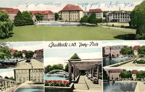 AK / Ansichtskarte Gladbeck Park Schwimmbad Jovy Platz Gladbeck