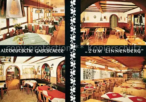 AK / Ansichtskarte Bonsweiher Altdeutsche Gaststaette Zum Linnenberg Bonsweiher