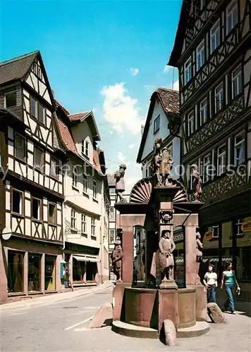 AK / Ansichtskarte Wertheim_Main Engelsbrunnen Wertheim Main