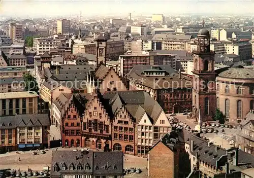 AK / Ansichtskarte Frankfurt_Main Stadtblick Roemer Paulskirche Frankfurt Main