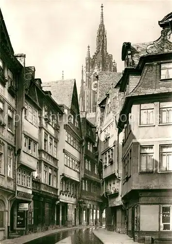 AK / Ansichtskarte Frankfurt_Main Kannengiessergasse Dom  Frankfurt Main