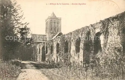 AK / Ansichtskarte La_Lucerne Abbaye Ancien Aqueduc La_Lucerne