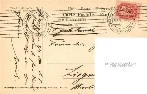 AK / Ansichtskarte Helsinki Runebergsesplanaden Helsinki