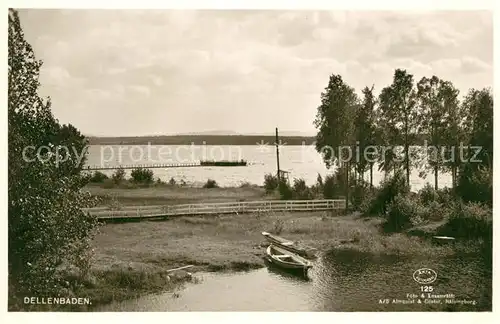 AK / Ansichtskarte Ljusdal Dellenbaden Panorama Ljusdal