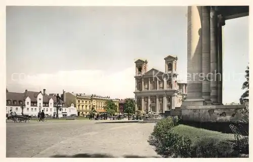 AK / Ansichtskarte Karlskrona Fredrikskyrkan Trefaldighetskyrkan Karlskrona