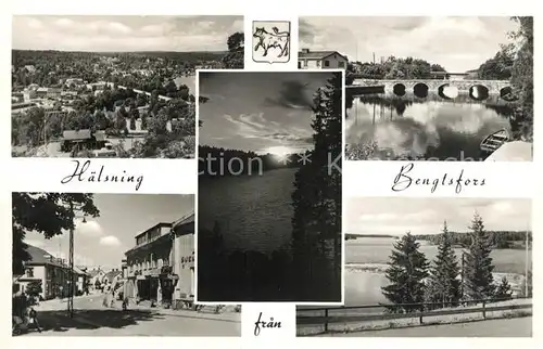 AK / Ansichtskarte Bengtsfors Stadtansichten Panorama Bengtsfors