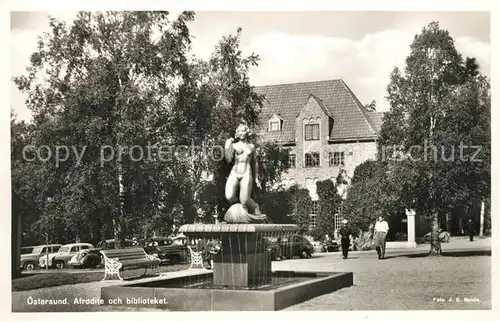 AK / Ansichtskarte oestersund Afrodide Bibliothek oestersund