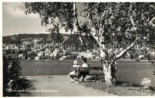 AK / Ansichtskarte oestersund Badhusparken oestersund