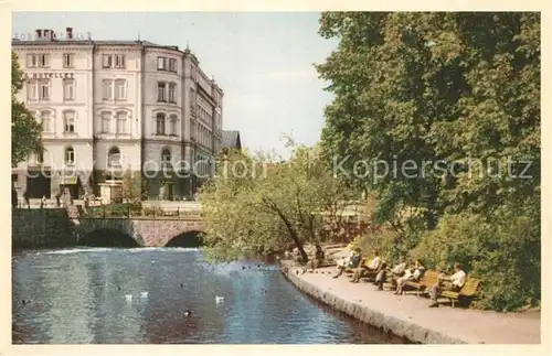 AK / Ansichtskarte oerebro Stora Hotellett Kvarndammen oerebro