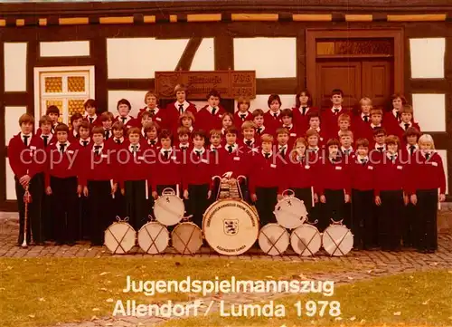 AK / Ansichtskarte Lumda Jugendspielmannszug Allendorf Lumda 1978 Lumda