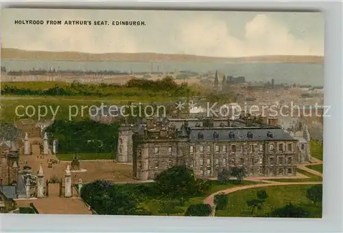 AK / Ansichtskarte Edinburgh Holyrood from Arthur Seat Edinburgh
