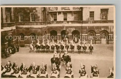 AK / Ansichtskarte London Changing the Guard Whitehall London